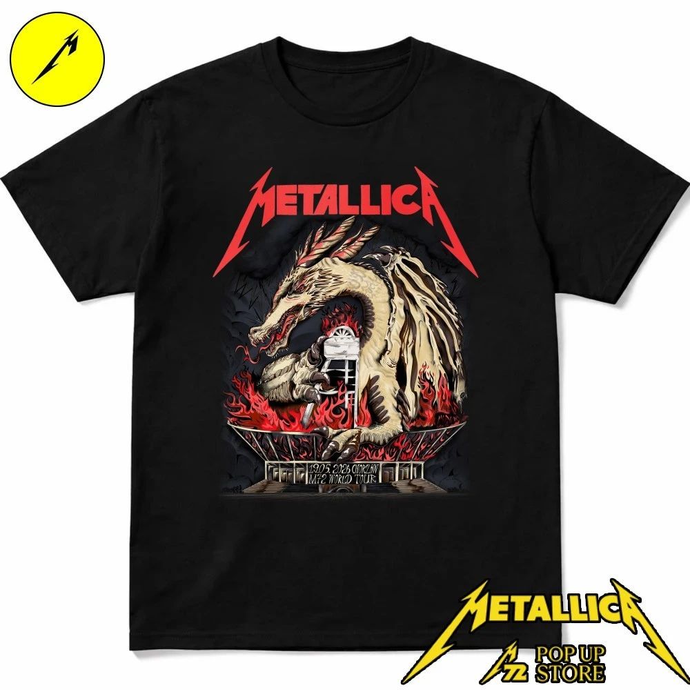 Metallica 19th May 2026 Chorzow Poland Pop Up Store limited-edition Shirt