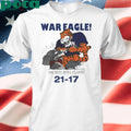 Vintage Alabama Vs Auburn 1986 Iron Bowl War Eagle T-shirt