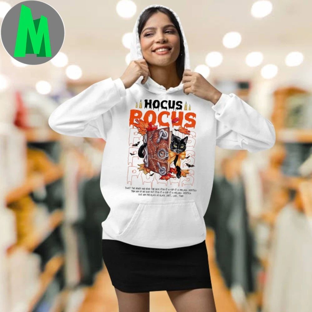 Black Cat Halloween I Put A Spell On You Shirt