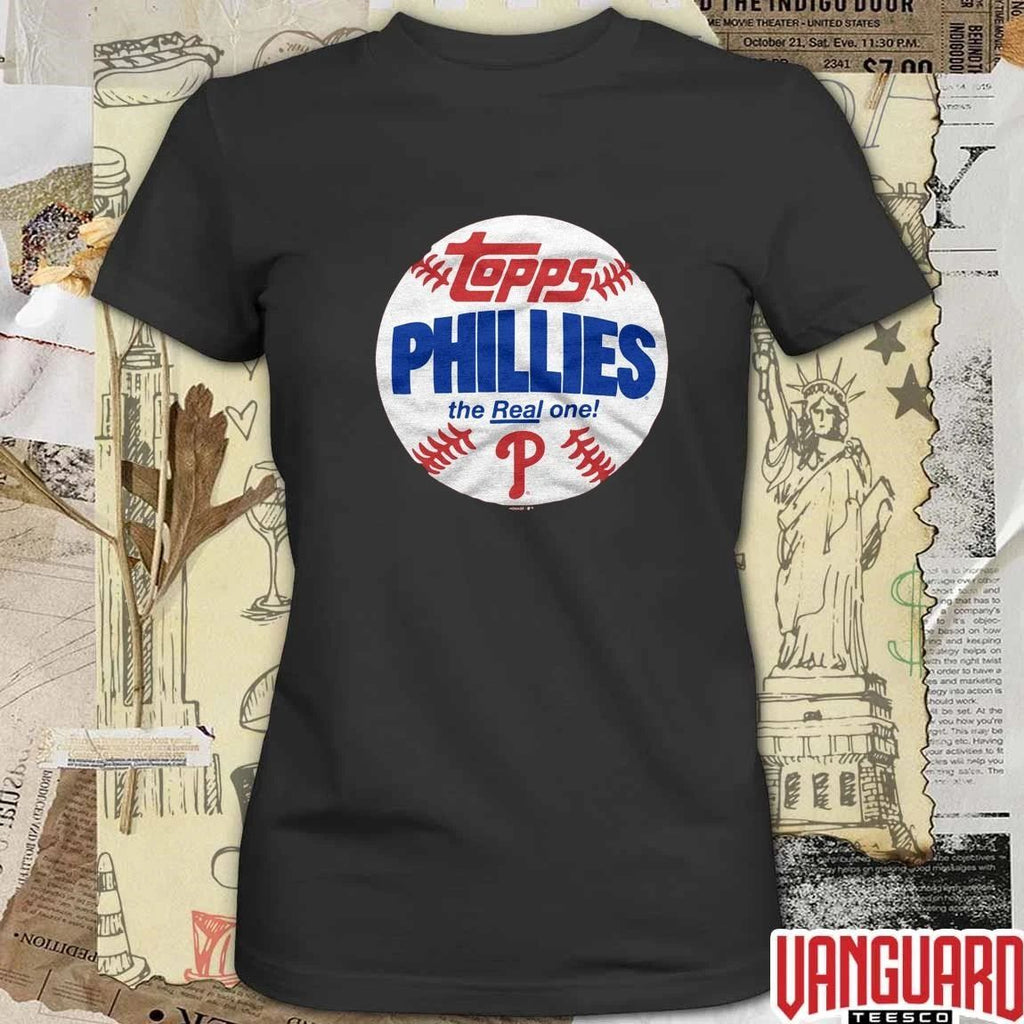 Philadelphia Phillies MLB 2026 x Topps Baseball The Real One t-shirt