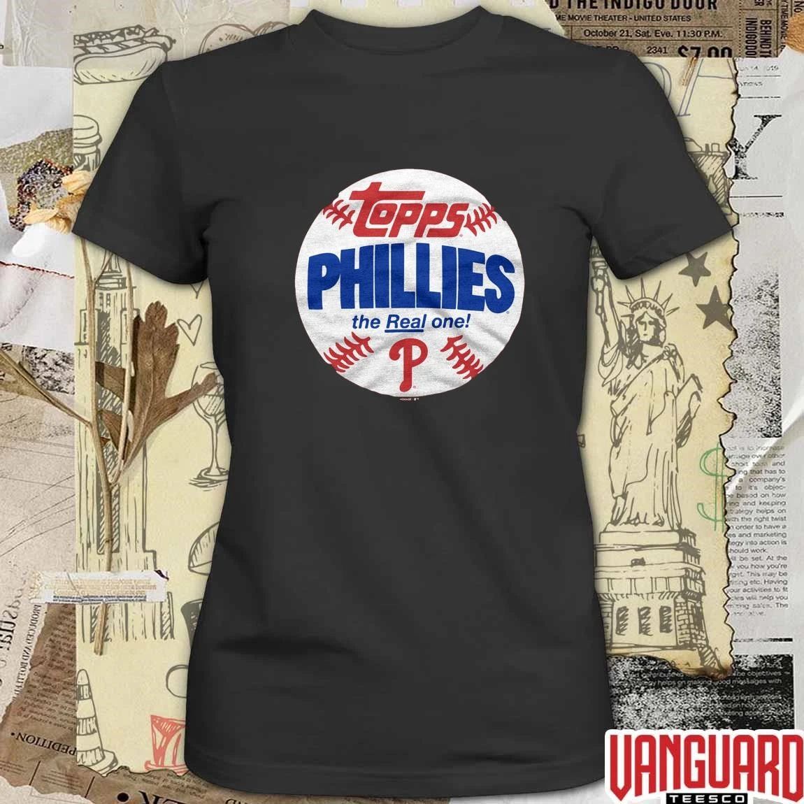 Philadelphia Phillies MLB 2026 x Topps Baseball The Real One t-shirt