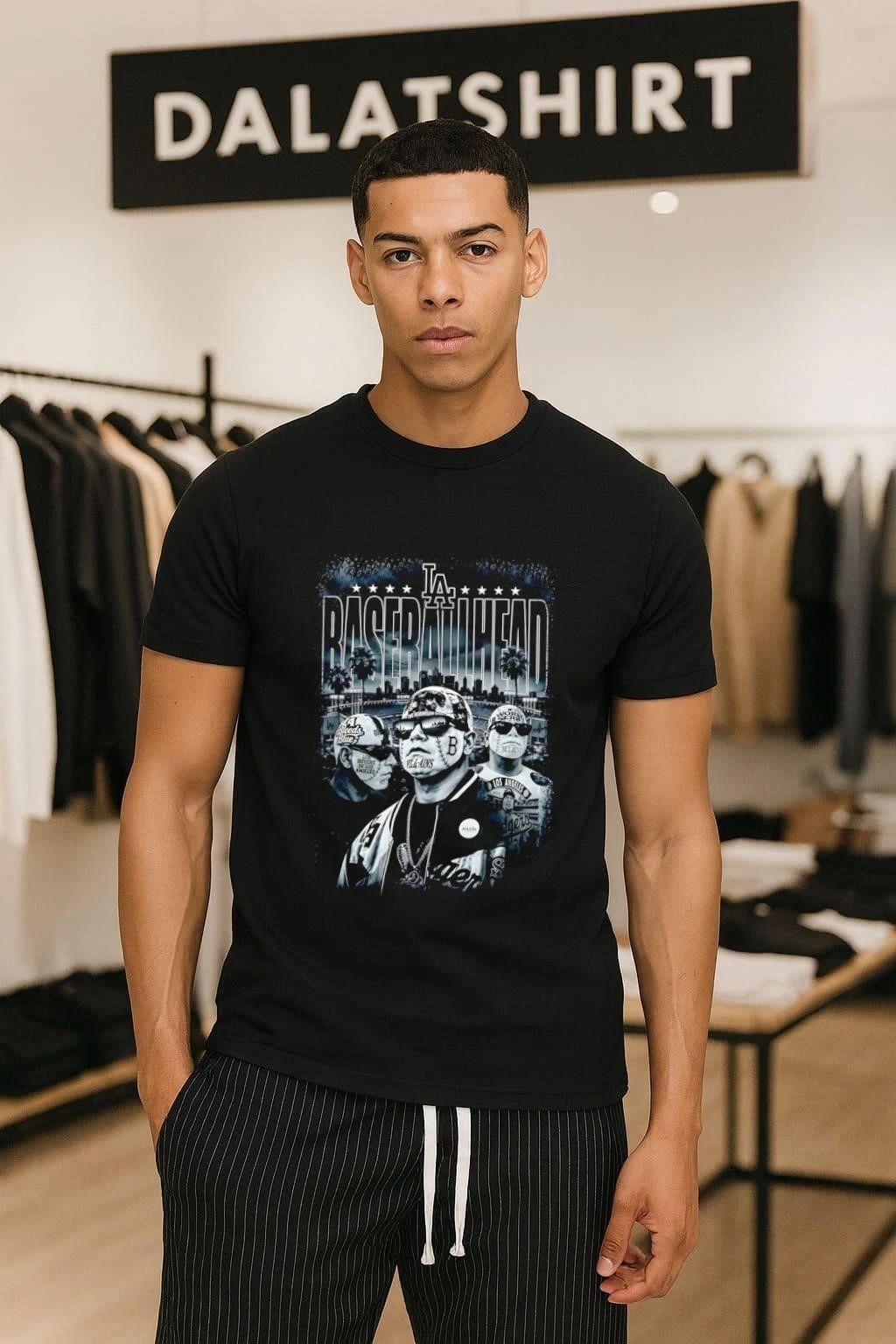 LA Baseballhead Los Angeles Dodgers shirt