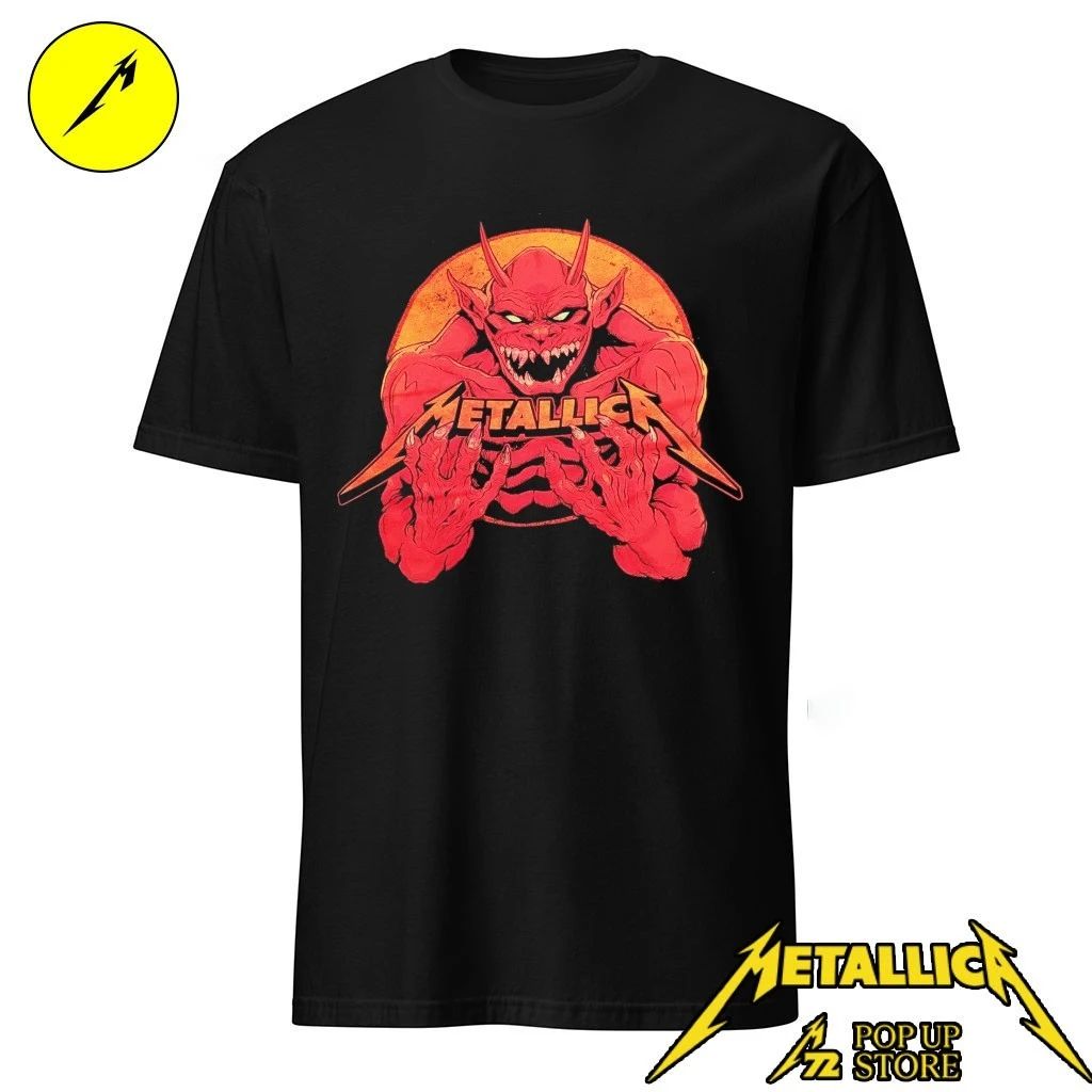 Metallica Pop-Up Shop M72 European World Tour 2026 Jump in the Fire Shirt