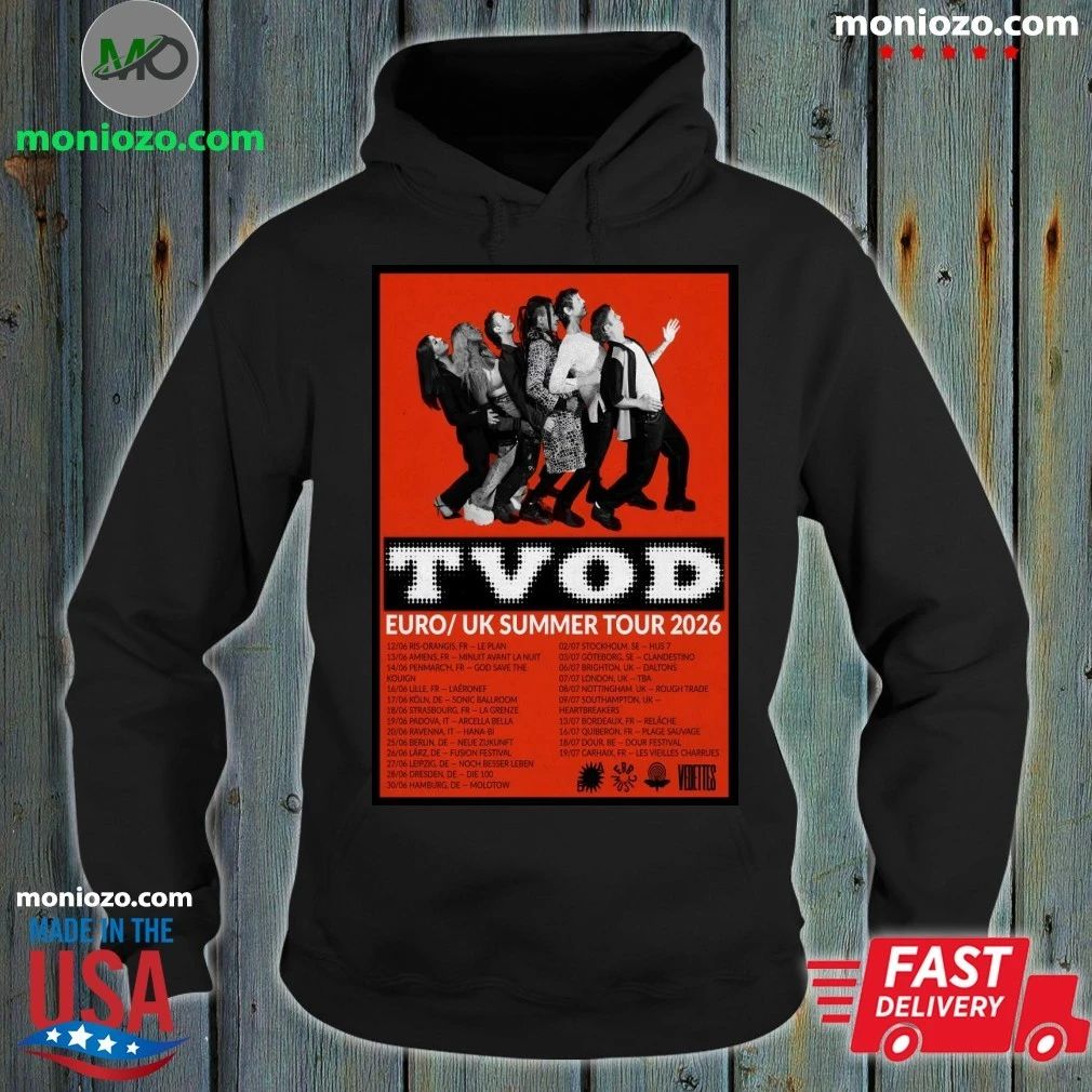 TVOD Summer Tour EU UK 2026 Poster Shirt