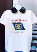 Make Mckeesport Your Port City Flag Pennsylvania Graphic T-Shirt