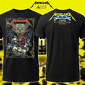 Metallica M72 World Tour 2026 Global Dates Shirt – Glasgow, Scotland Flag 25th June 2026 Wolf Skull