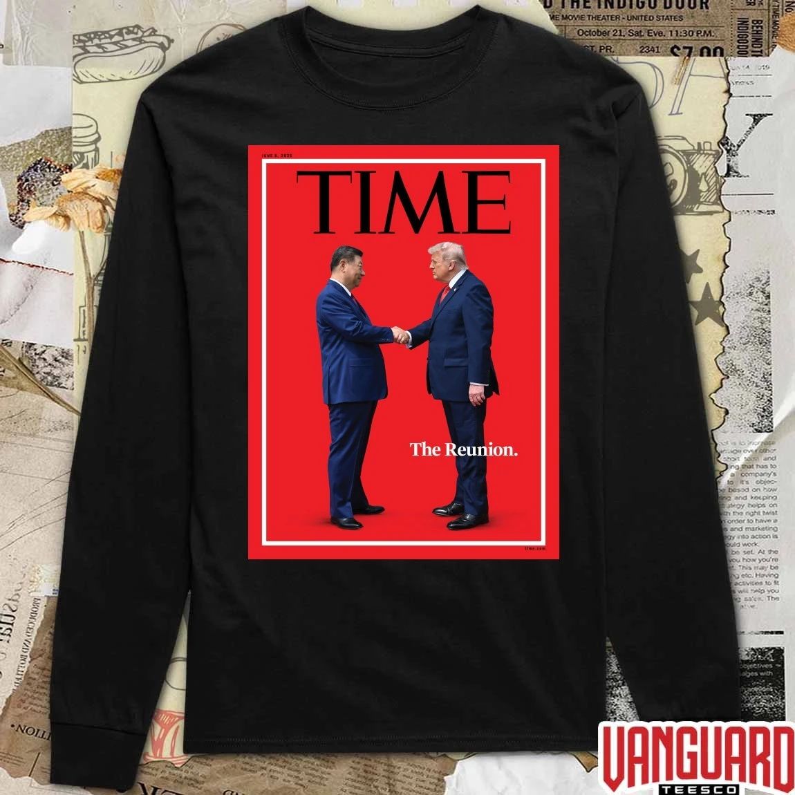 Time The Reunion Donald Trump and Xi Jinping June 8 2026 Poster t-shirt