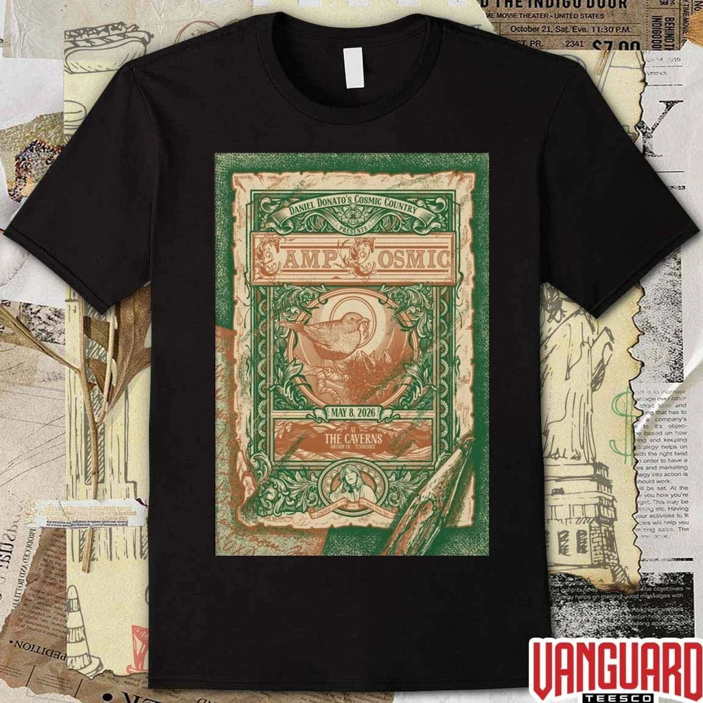 Daniel Donato’s Cosmic Country May 8 2026 The Caverns, Pelham TN Poster t-shirt
