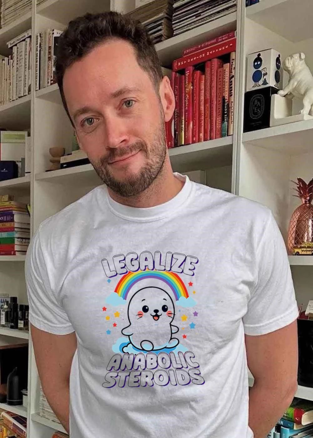 Cute Seal Legalize Anabolic Steroids T-Shirt