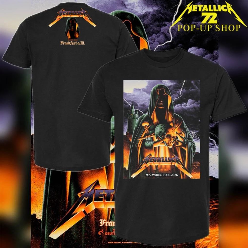 Metallica﻿ M72 Frankfurt 2026 created by Max Loeffler Pop-Up Shop T-Shirt