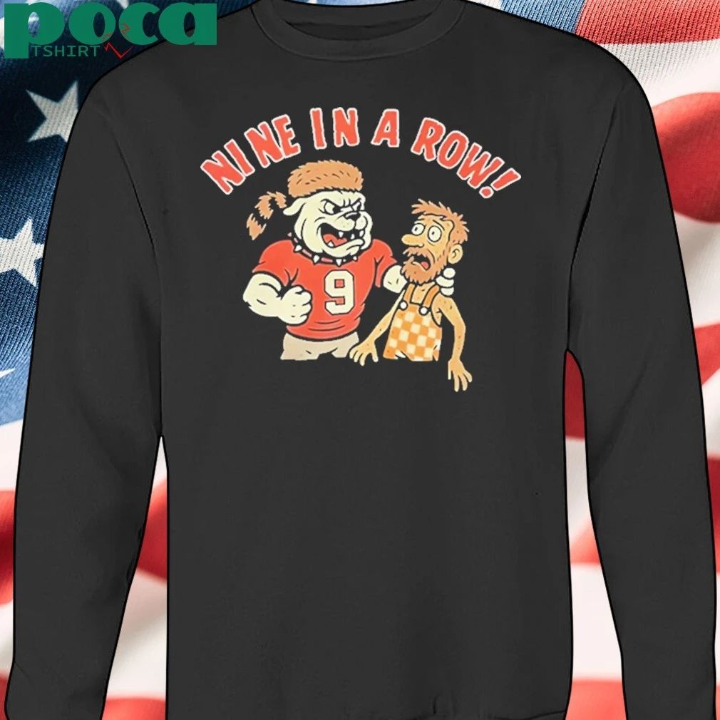 Nine In A Are Row T Shirt Dawg On Top Good Ole Rocky T-shirt