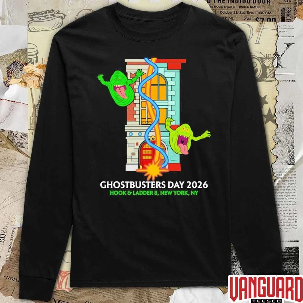 Ghostbusters Day 2026 Hook And Ladder 8 New York NY t-shirt