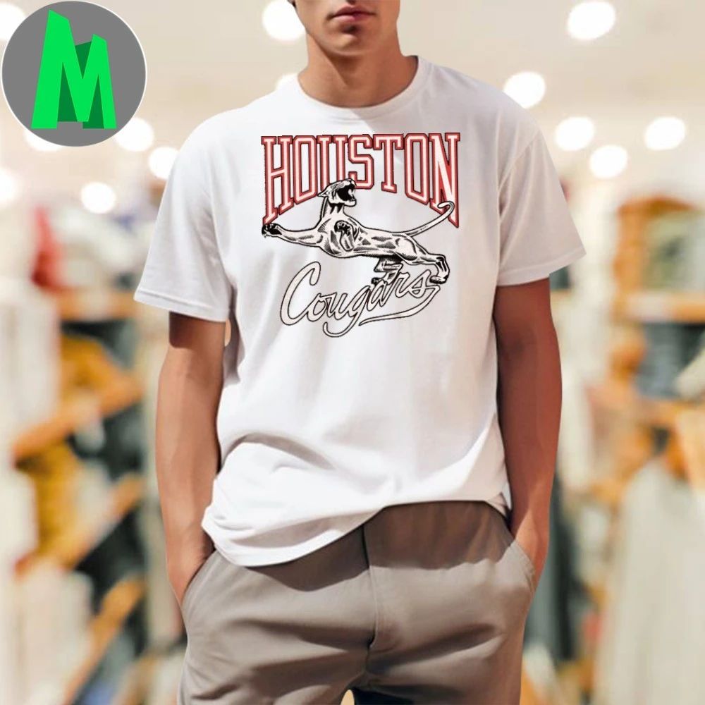 Houston Cougars UH Leaping Cougar Shirt