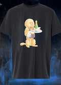 Poodle Serving Champagne and Cigars T-Shirt