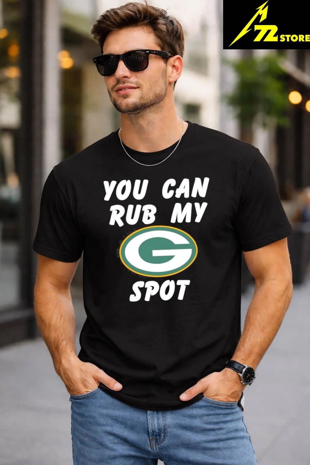 Green Bay Packer You Can Rub My Spot Shirt