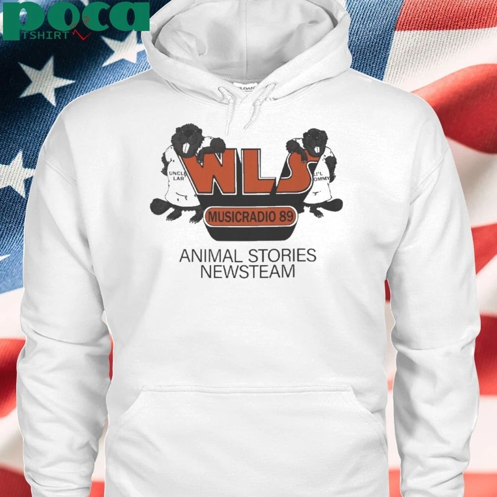 Vintage 70’s WLS Music Radio 89 Animal Stories Newsteam T-shirt