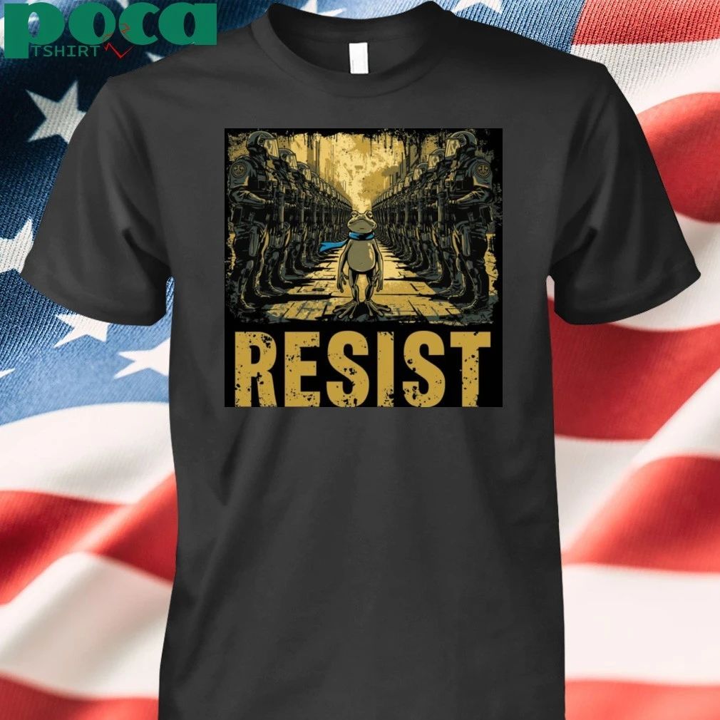 Portland Frog Protest – Portland Frog Resist T-Shirt