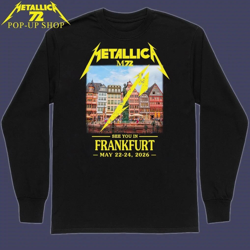 Metallica M72 See You In Frankfurt May 22-24, 2026 T-Shirt