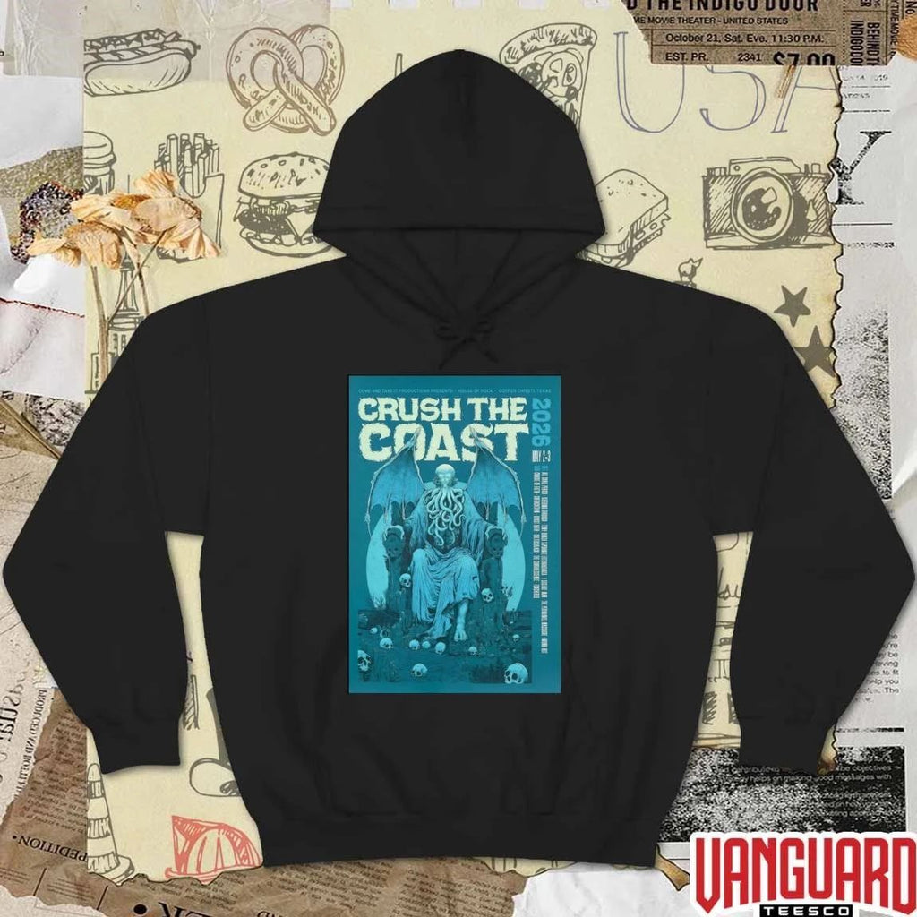 Crush the Coast May 2-3 2026 House Of Rock, Corpus Christi TX Poster t-shirt