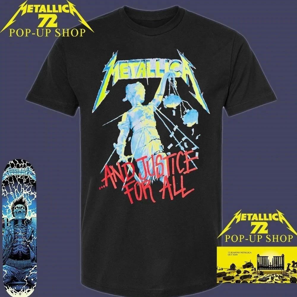 Metallica M72 World Tour And Justice For All Pop-Up Shop Limited T-Shirt