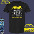 Metallica M72 Bologna, Italy 2026 Band Members World Tour T-Shirt
