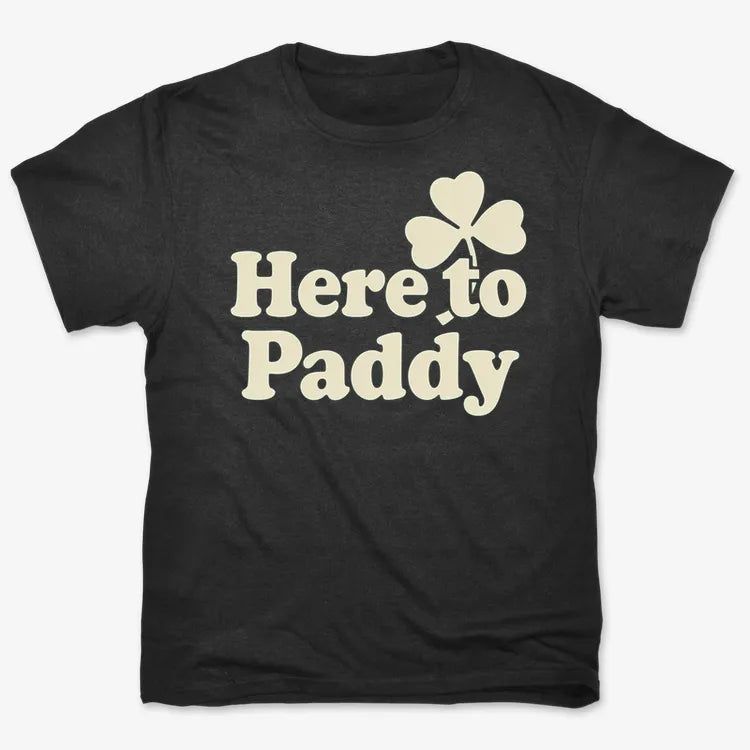 Here to Paddy St. Patrick's Day Shamrock Pun