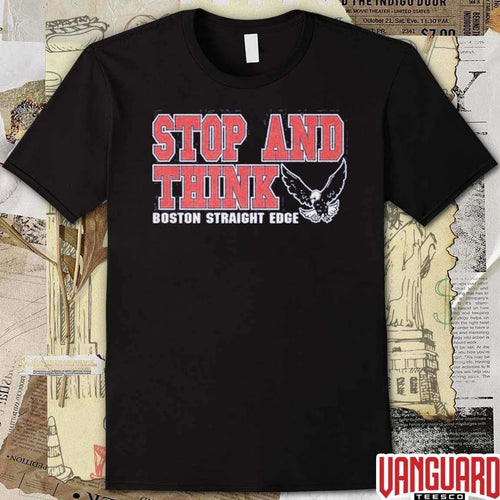 2026 Stop And Think Boston Straight Edge t-shirt