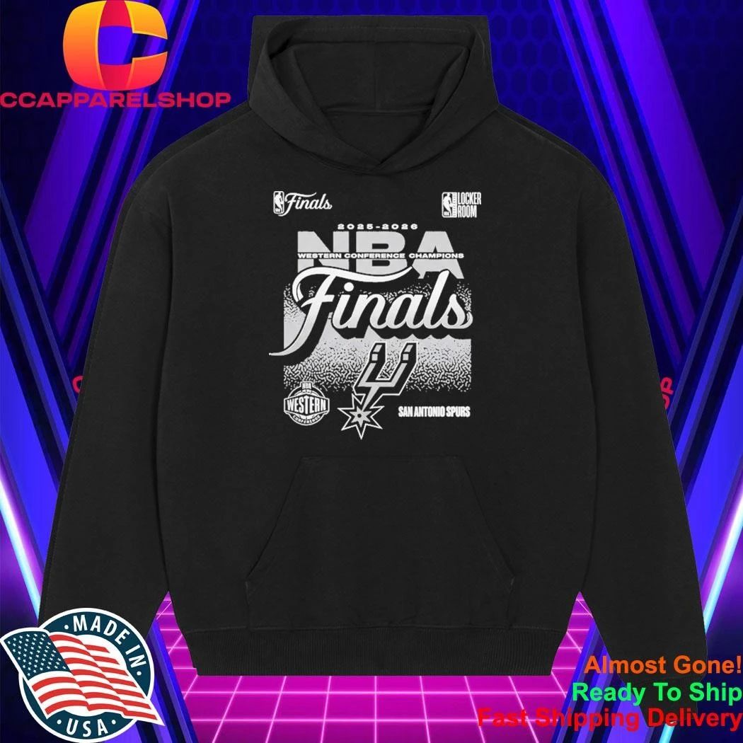 San Antonio 2026 Spurs Western Conference Champs Locker Room Shirt