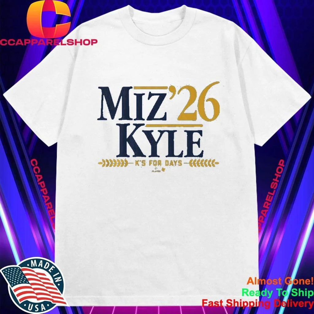 Jacob Misiorowski & Kyle Harrison Miz-Kyle ’26 K’s For Days Shirt