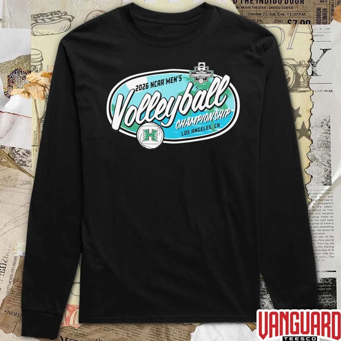 2026 Hawaii Rainbow Warriors NCAA National Collegiate Men’s Volleyball Championship Los Angeles CA t-shirt