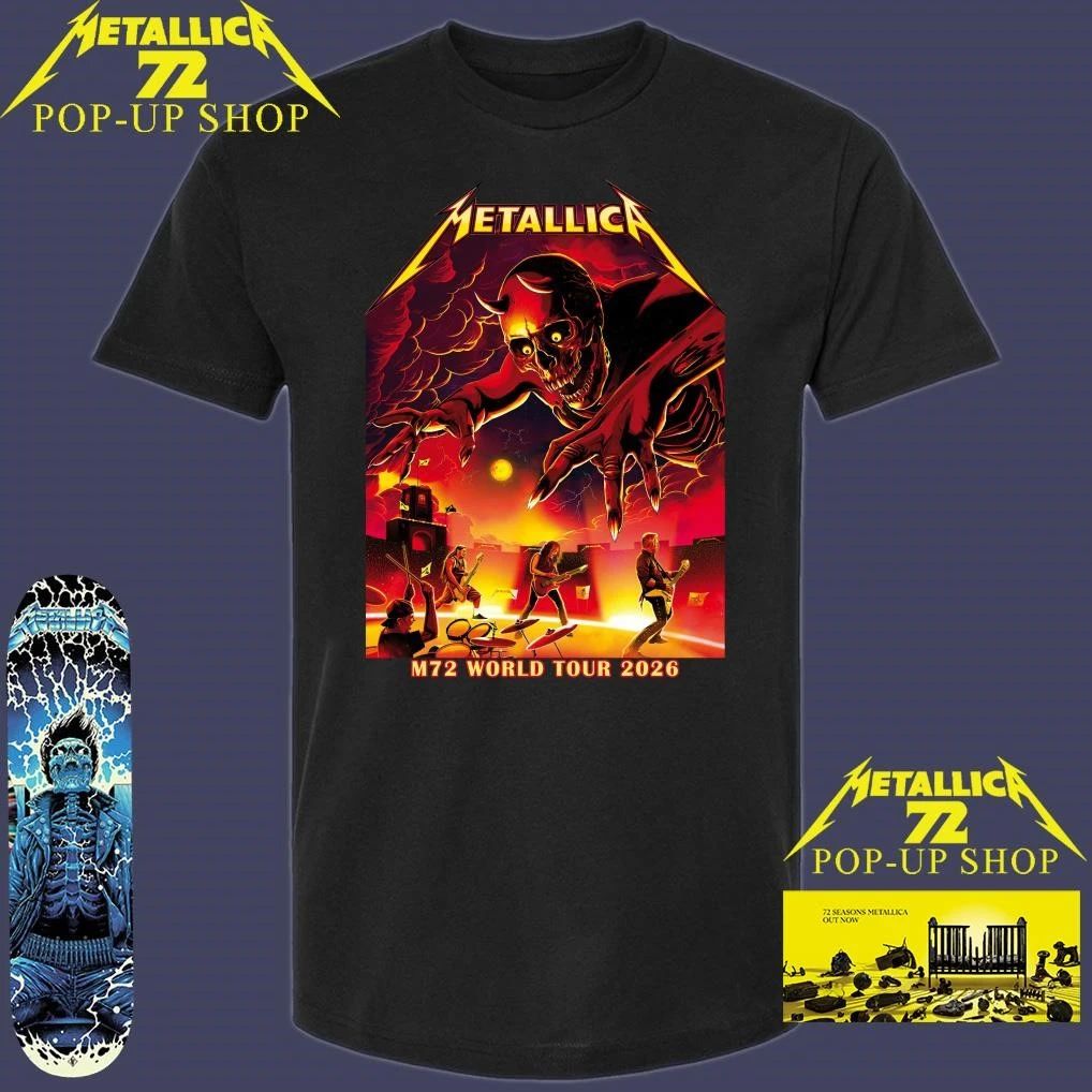Metallica M72 Bologna June 3, 2026 Art by Nino Cammarata World Tour Italy 2026 T-Shirt