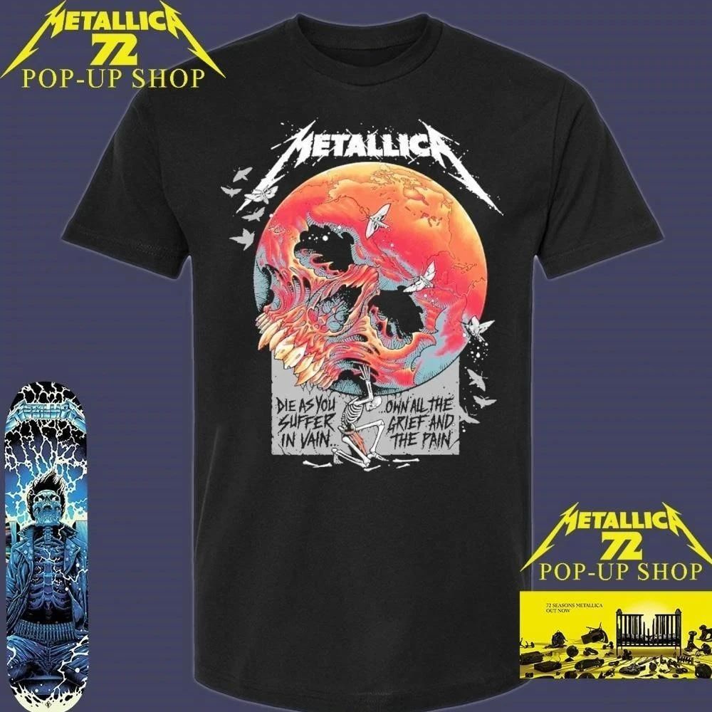 Metallica M72 World Tour Art Atlas Rise Pop-Up Shop T-Shirt