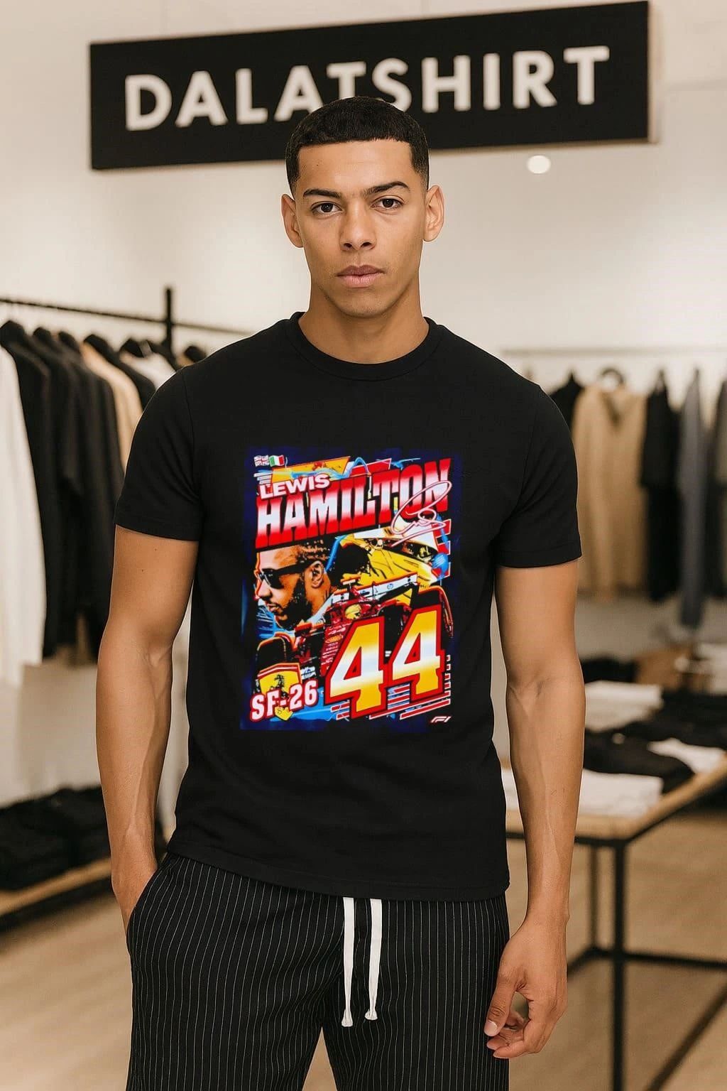 Formula 1 Lewis Hamilton Ferrari SF-26 Car 44 shirt