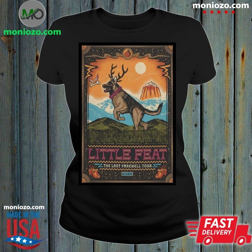 Little Feat The Last Farewell Tour 2026 Poster Shirt