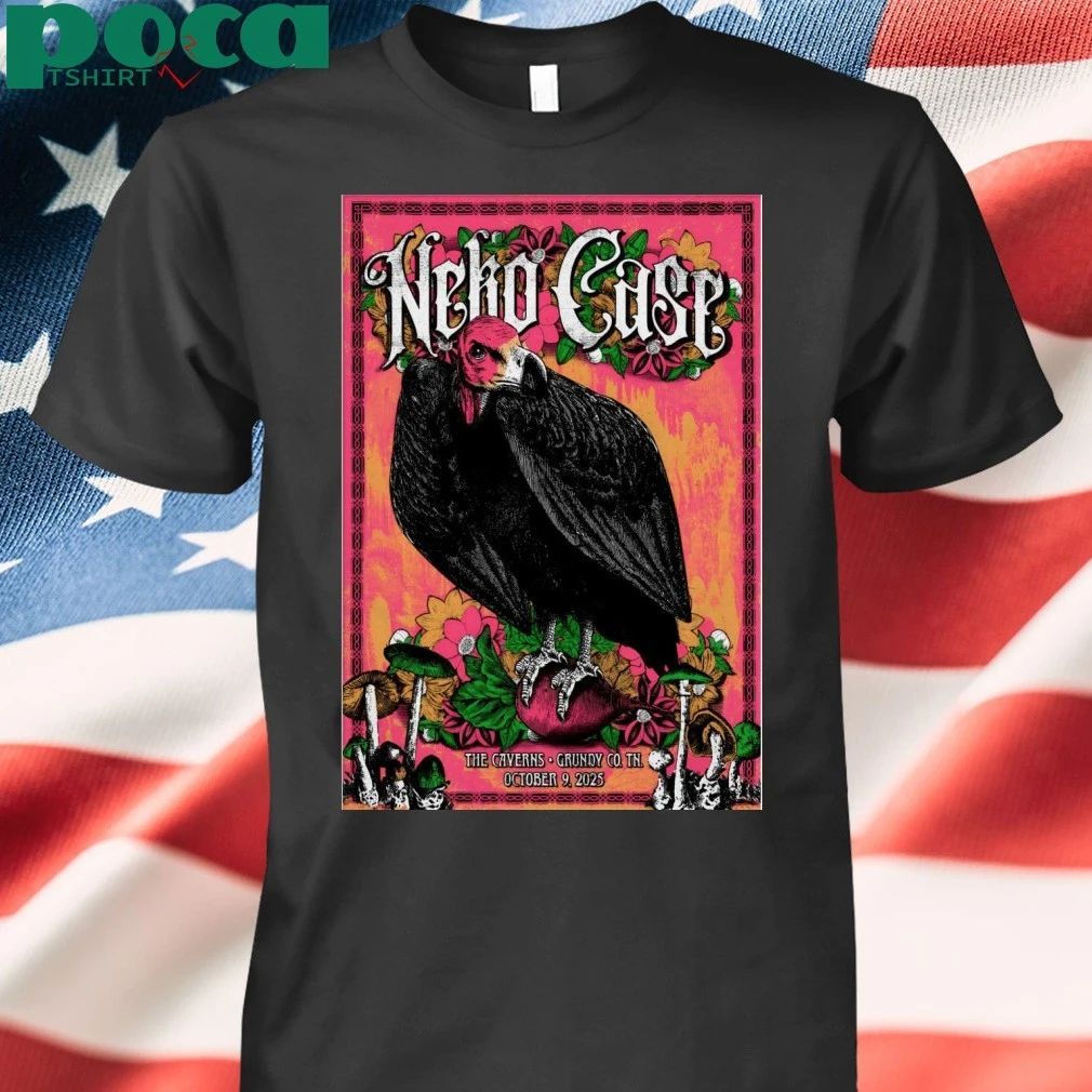Neko Case Oct 9 2025 The Caverns in Pelham TN Poster T-shirt