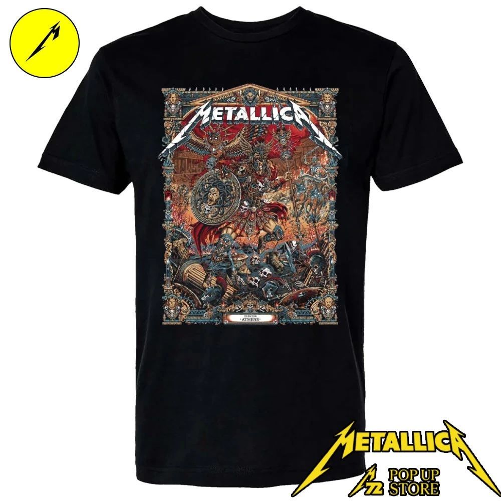 Metallica M72 Athens Pop-Up Shop Greece At Olympic Stadium May 9, 2026 by Juan Ma Orozco Shirt