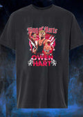 AEW Owen Hart King of Hearts Graphic Wrestling T-Shirt