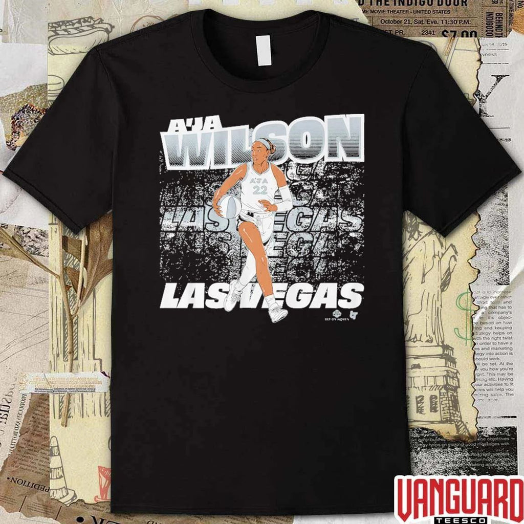 A’ja Wilson Street Ball Las Vegas Aces 2026 WNBA t-shirt