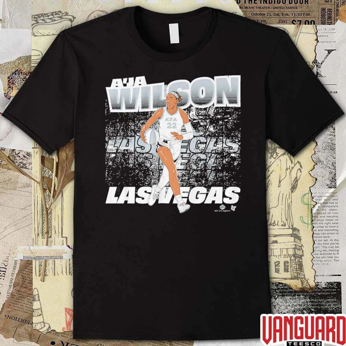 A’ja Wilson Street Ball Las Vegas Aces 2026 WNBA t-shirt