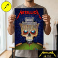 Metallica M72 Bucharest Limited Edition Show Screen Print By Matei Apostolescu At Arena Nationala Romania On May 13 2026 Probity Merch Wall Art Poster Canvas