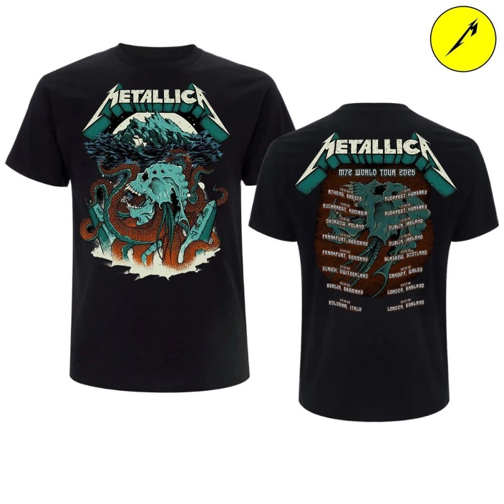 Metallica Pop-up Store M72 World Tour 2026 The Thing That Should Not Be by Danny Graham T-Shirt – Limited Edition