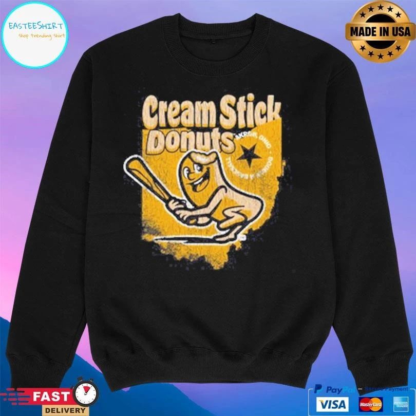 Cream Stick Donuts Ohio Baseball T-shirts