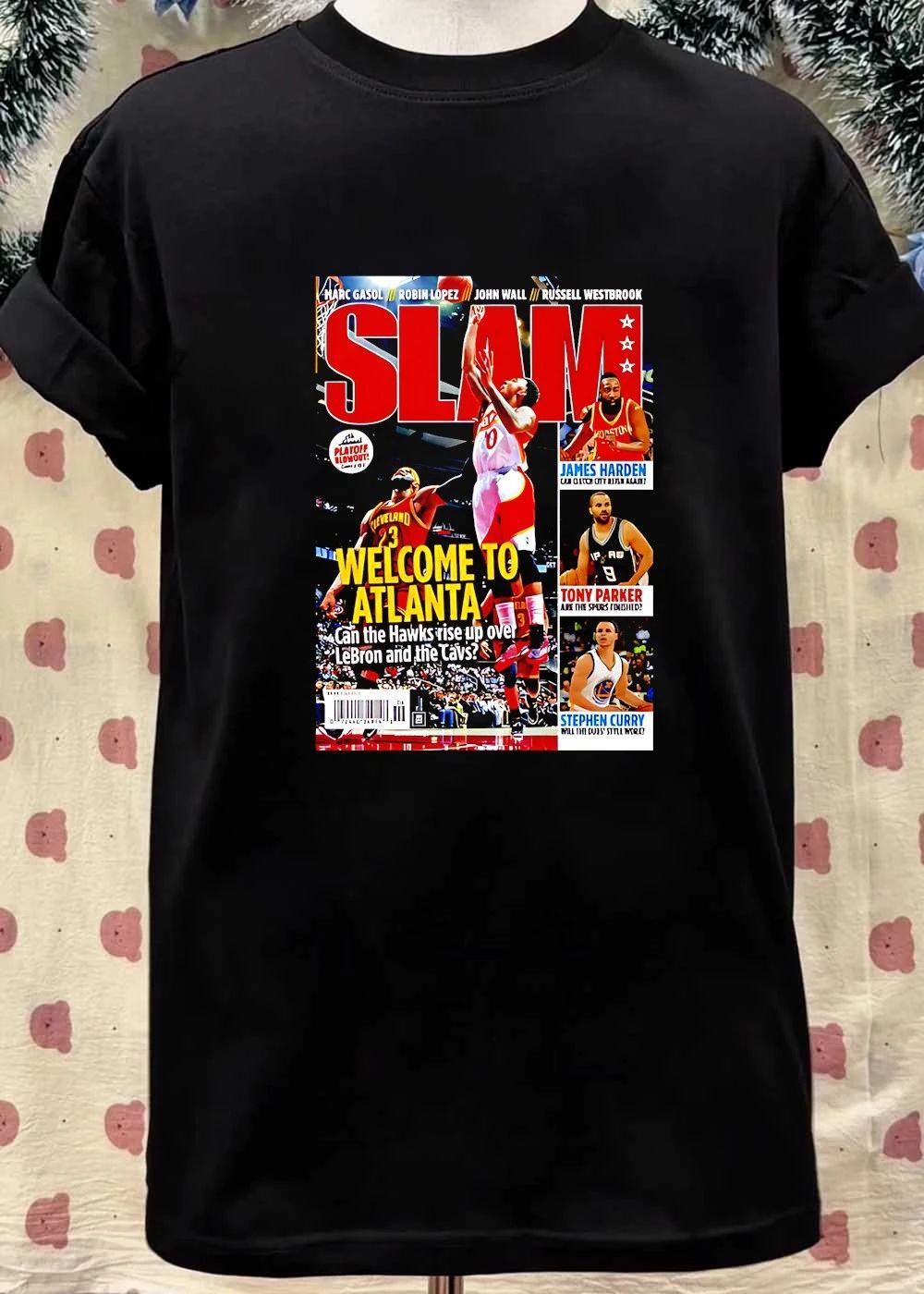 Atlanta Hawks NBA SLAM shirt