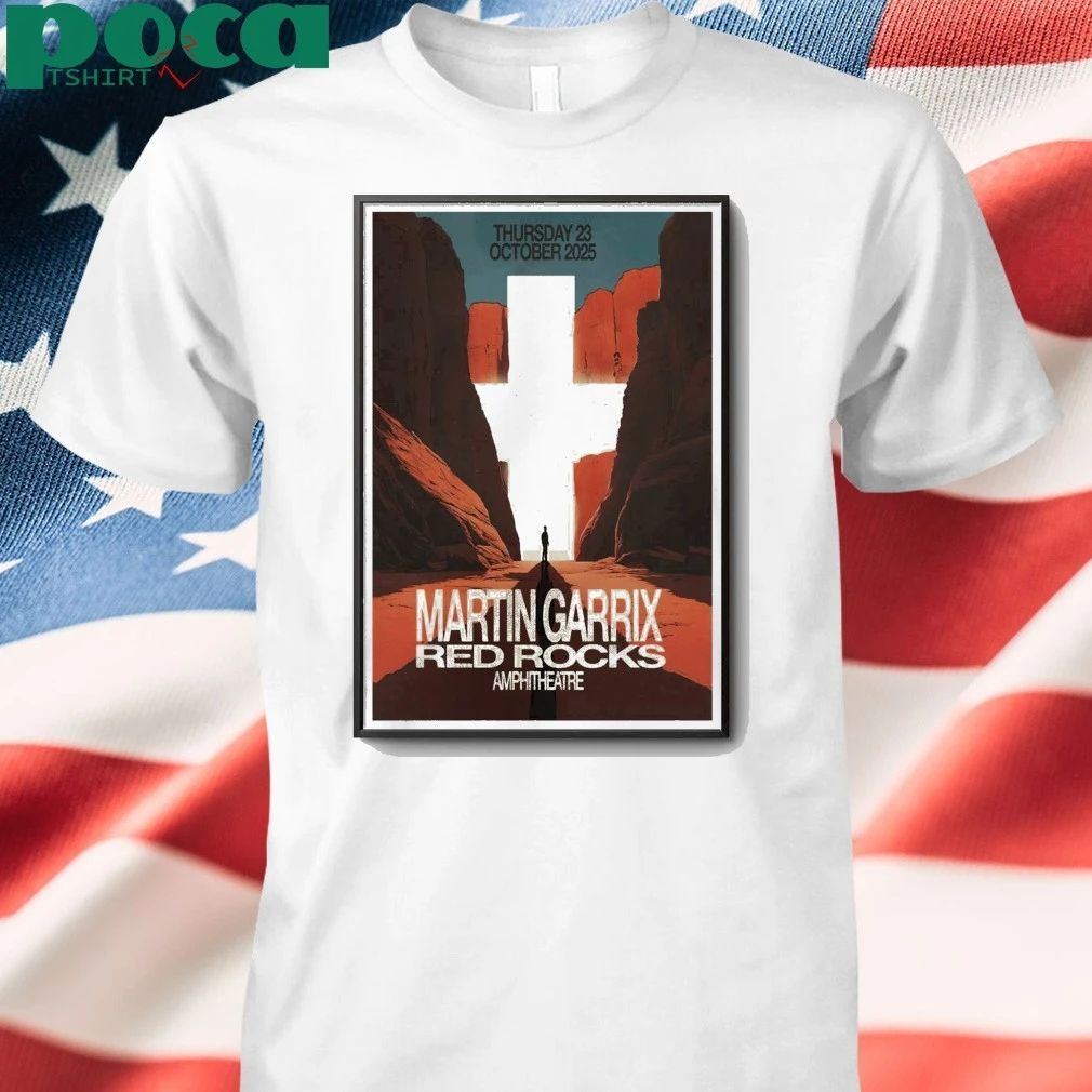 Martin Garrix October 23 2025 Red Rocks Amphitheater Morrison CO Poster shirt