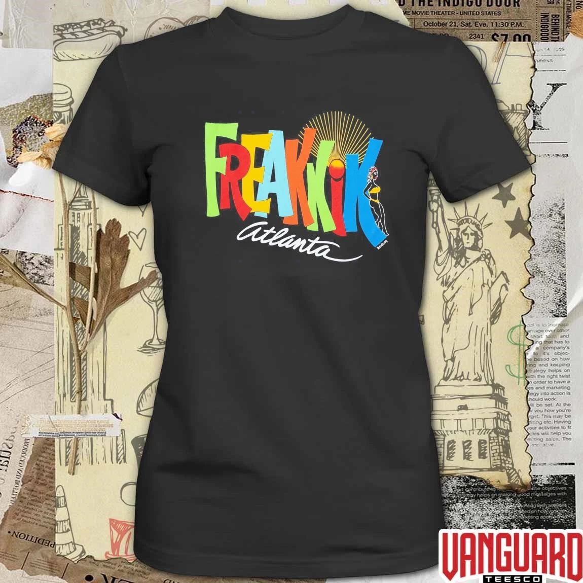 Lance Gross Wearing Freaknik Atlanta t-shirt