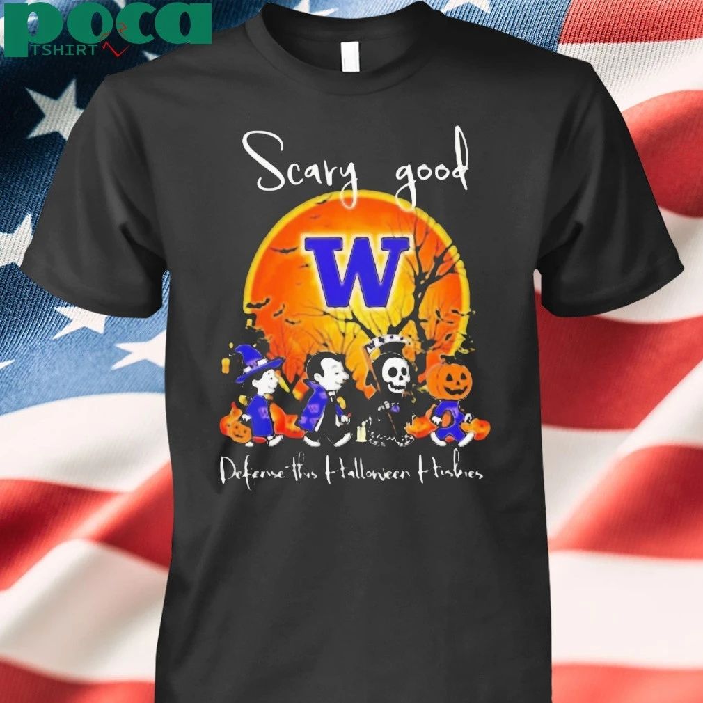 Scary Good Defense This Halloween Washington Huskies Football Shirt