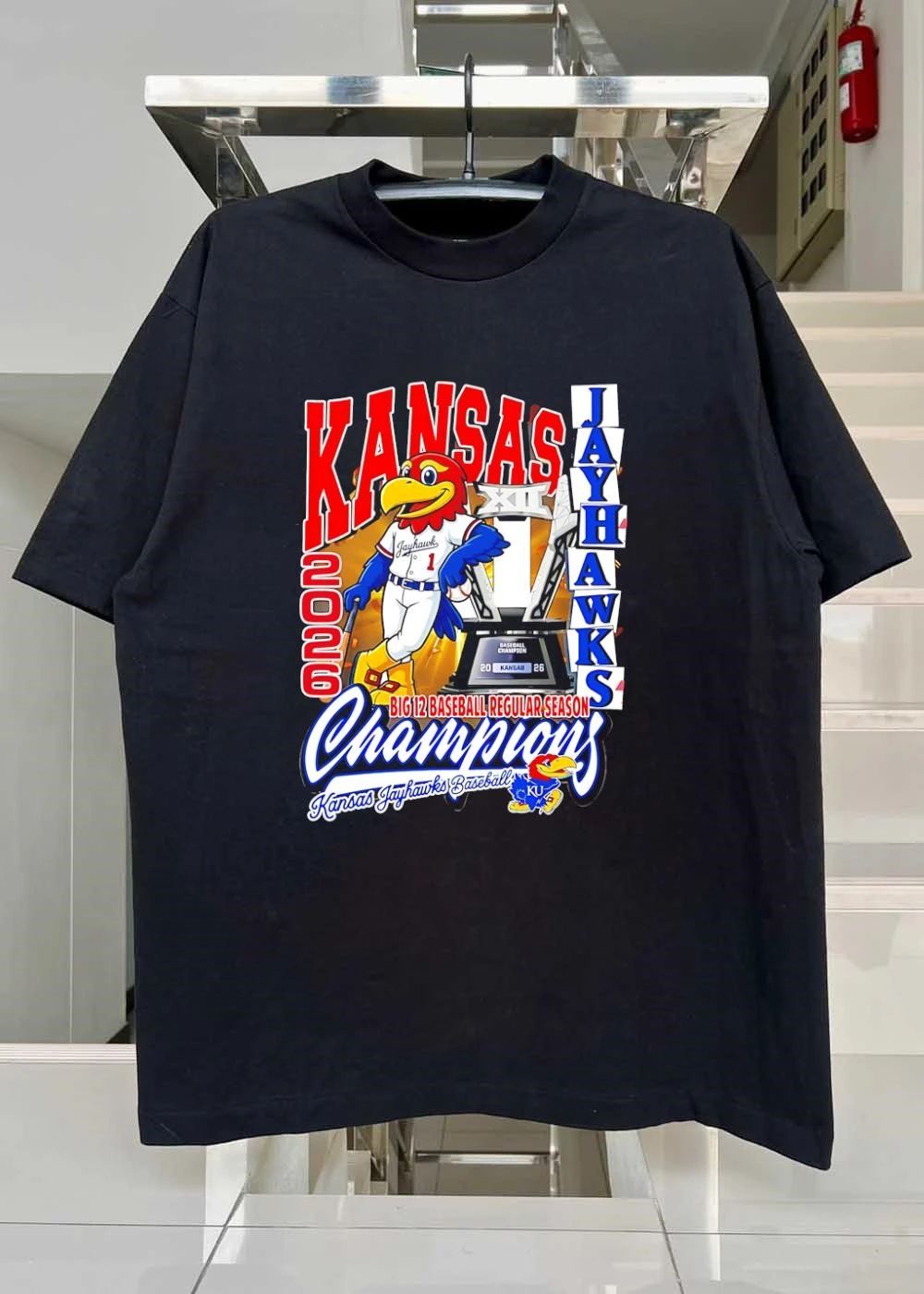 Kansas Jayhawks 2026 Big 12 Baseball Regular Season Champions Kansas Jayhawks shirt