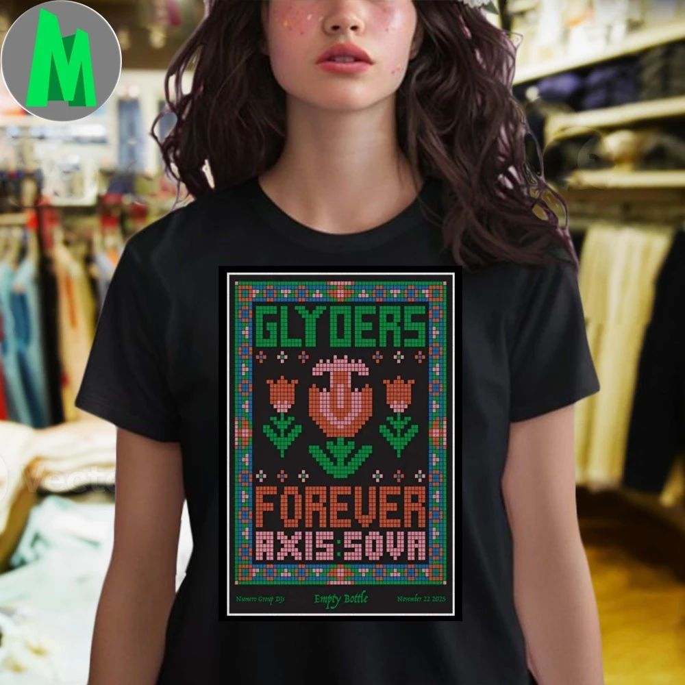 Glyders Empty Bottle Chicago Nov 22 2025 Poster Shirt