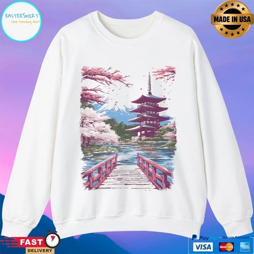 Sakura Sanctuary Japan Graphics T-shirt
