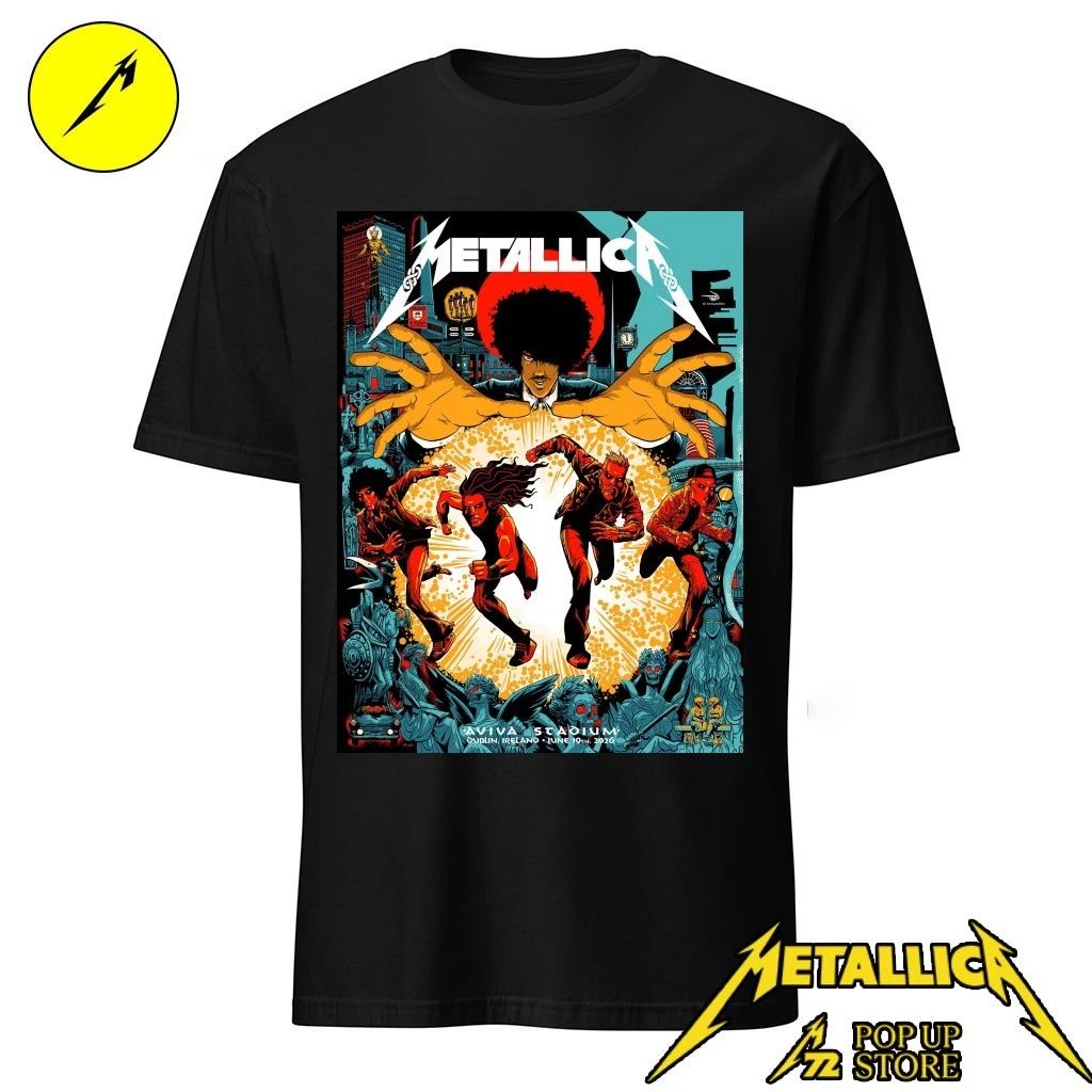 Metallica M72 Dublin 2026 Night 1 T-Shirt – June 19, 2026 at Aviva Stadium